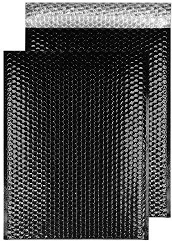 Blake Purely Packaging MBB450 Luftpolsterversandtasche Haftklebung Tief Schwarz C3 450 x 324 mm | 50 Stück
