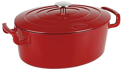 SITRAM Sitrabella Cocotte, Hierro, Rojo, 6,5 l