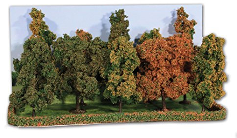 Heki 2000 Herbstbäume, 10 Stück, Höhe 14 cm, Mehrfarbig