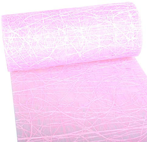 Dekoweb® Tischläufer - Tischband - Tischdekoration - Zartrosa - 30 cm Breite - 15 m Länge - 54-300-15-033