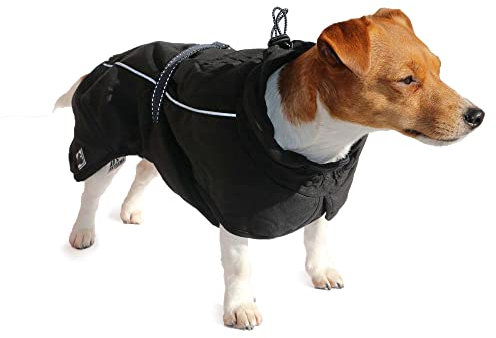 Ancol Hundemantel Extreme Monsoon schwarz 25 cm XS
