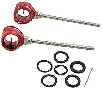 AMEYXGS Bogenschießen Bogenvisier 0.019 Scope Pin Jagdvisier Aiming Point Visier Optical Fiber Pfeil Aluminium Visier für Recurve Bogen Jagdzubehör (Rot)