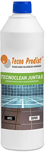 TECNOCLEAN JUNTAS By Tecno Prodist (1 L) | Detergente Professionale Per Fughe Di Pavimenti, Piastrelle, Mosaici E Rivestimenti In Docce, Cucine, Bagni | Detergente per Fughe Pavimenti E Pareti