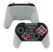 eXtremeRate Cover Grip Scocca Ricambio per Nintendo Switch Pro Controller Impugnature Guscio Case per Nintendo Switch Pro Joystick-Design Ottagonale Recintati Analogici(Stile NES)