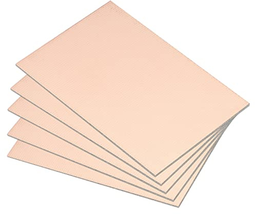 PATIKIL 10Pack FR4 Doppelseite Verkupferte PCB Laminat 70x50x1.2mm | Leiterplatte