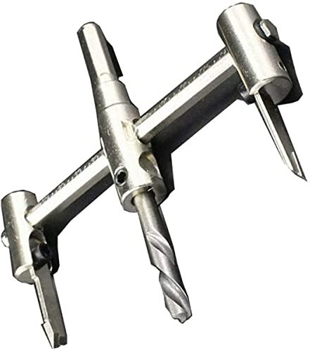 40-120 mm verstellbarer Kreis-Lochschneider Lochsägenbohrer Rundschneiden Holzschneider für Holzbearbeitung