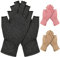 3 Pairs Compression Gloves for Arthritis for Women and Men, Fingerless Gloves Non-slip for Computer Typing, Dailywork, Hands and Joints Pain Relief