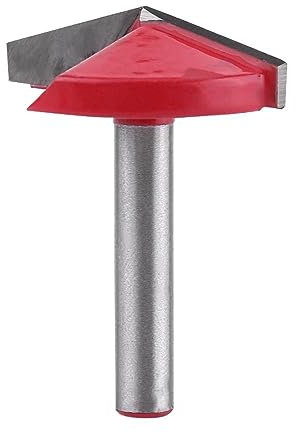 Artillery Punta per router per lavorazione del legno, 1 pezzo per lavorazione del legno CNC Router Bit in acciaio al tungsteno con scanalatura a V,gambo da 6 mm per 3d incisione (6 x 32 x 150 °)