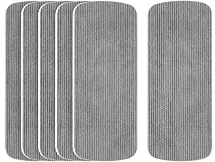 loukin Austauschbare trocken abwischbare Nachfüller, magnetische Whiteboard-Radierer, Filzpads, austauschbar, trocken abwischbar, für Klassenzimmer, Zuhause und Büro, 6 Stück