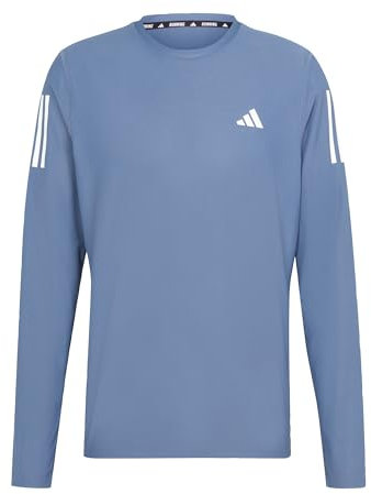 adidas Herren Own The Run Long Sleeve Tee T-Shirt, Preloved Ink, M