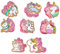 HIMKI Ausstechformen Kinder 3D Cookies Cutter Set, 8-/10-teilig DIY Keksausstecher Plätzchenformen mit mehr Mustern für Weihnachten Halloween Ostern Geburtstag Kinderparty usw (8pcs-Einhorn)