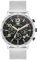 Rhodenwald & Söhne Herren Uhr analog Quarzwerk Chronograph mit Edelstahl Armband Silber 10010445