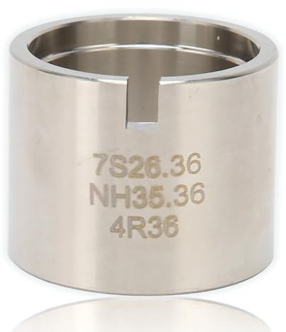 Tomotato Supporto per Movimento Dell'orologio in Acciaio Inossidabile | Base Fissaggio Stabileper Orologiai e Manutenzione per Modding e Riparazioni, per Movimenti NH35 7S26 7S36 4R SKX007