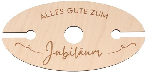 Spruchreif | Weinglashalter aus Holz | Weinständer | Geschenkidee für Jubiläen