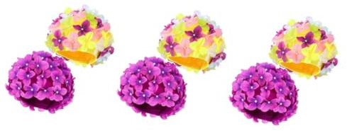 Kisangel 6piezas Gorras De Natación para Mujer con Diseño Floral Gorro Reutilizable para Piscina y Deportes Acuáticos para Trenzas y Dreadlocks Estilo Elegante y Antideslizante