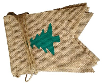 CAXUSD Warmes 2 8 M Weihnachtsbaum-banner Wiederverwendbare Wimpelkette Für Festliche Innendekoration Party