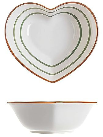 JTBDWOSK Creme Brulee Schälchen, 200ml, Souffle Förmchen Herzform Backofenfest, Snackschale Set, Ragout Fin Schalen, Würzfleisch Schalen,D,2 pcs