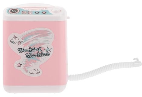 Toyvian 3St Mini-Waschmaschine für Haushaltsgeräte für Kosmetikpinsel Make-up-Waschmaschine Spielzeug Make-up Pinsel Bürste Puff Waschmaschine Waschmaschinenmodell tragbar Wimpern