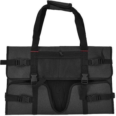 YOPOTIKA Funda de transporte para monitor de computadora en casa, bolsa de almacenamiento protectora, funda de transporte portátil protectora para monitores y pantallas LCD de 24 pulgadas, Black,