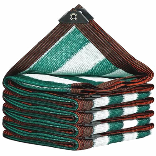 DGSFES Rete Ombreggiante Con Occhielli,85% Tenda da Sole Traspirante per Esterno Vela Ombreggiante Impermeabile per Serra Balconi Patio Pergola,7X11m Telo Ombreggiante
