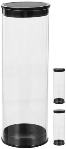 Milisten 3pcs Clear Pvc Golf Holder Tube Anti-scratch Golf Container for Display and Storage Carrying Box for Collection