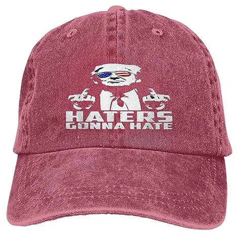 HPCNJUBV Trump Hüte Mittelfinger Hüte Vintage verstellbare Baseball Cap Baumwolle MAGA Hut