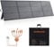 Panneau solaire portable 220W, IP67 étanche 40V monocristallin Panneau solaire pliable Sauvegarde d'énergie, Kit chargeur solaire durable pour station d'énergie RV Camping Off Grid Pêche