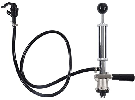 FLEXMAN Bomba para Barril de Cerveza, Grifo para Barril de Cerveza, Completo, Acoplador de Sonda de Acero Inoxidable, Grifo para Cerveza para Barril de Cerveza, Grifo para Fiestas