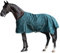 HKM - Outdoor Pferdedecke mit Fleece in dunkelgrün; wasserdichte, Passgenaue & hochwertig verarbeitete Pferde Regendecke, 200 gr Füllung, 135 cm