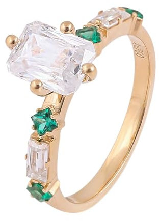 Bishilin Ring 585 Gold 14 Karat Damen, Trauringe mit 1ct Moissanit Eheringe Frauen Ringe Nickelfrei Größe 60 (19.1)