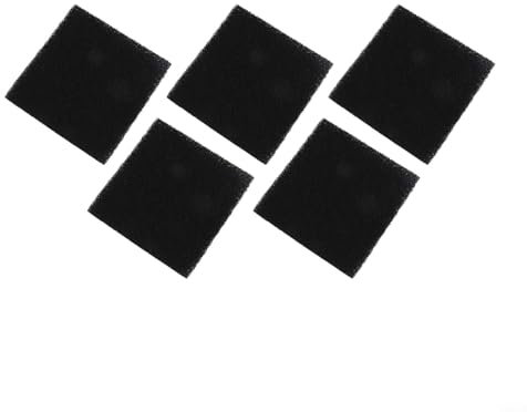 Entgoinggo Filtri a carbone attivo in spugna filtro a carbone attivo 5/10 pezzi 130 x 130 x 10 mm spugne filtro aria (5 pezzi)