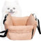 Siège rehausseur 3 en 1 pour chien avec poches latérales pour animaux de compagnie de moins de 10 kg, résistant aux rayures avec sac gonflable (rose)