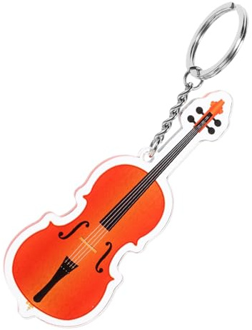 HEMOTON Schlüsselanhänger und Niedliches Geschenk aus Acryl und Eisen Schach Vielseitiges Zubehör für Taschen und Schlüssel für Musikpartys