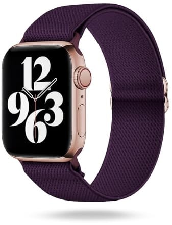ONEFLOW Flex Loop Kompatibel mit Apple Armband Elastisch, Textil Stoff iWatch Armbänder Damen Herren Sport, Sportarmband Nylon Ersatz Watch Band Flexibel
