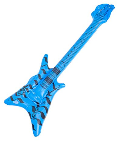 VALICLUD Chitarra Gonfiabile per Feste Rock Strumento Decorativo in PVC Accessorio per Feste e Cosplay Facile da Trasportare per Musicali