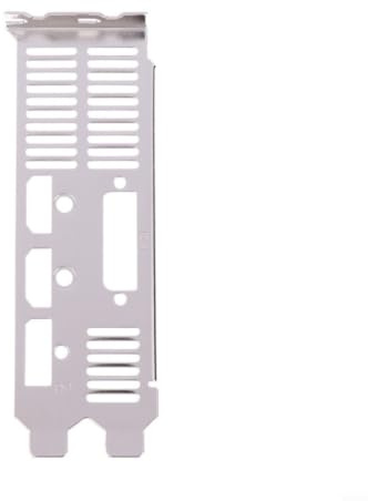 I/O-Abdeckblech für Grafikkarten für gtx 730 für 750 1050Ti 1650 Metall Rückplatte Blende für staub Schutz Silber(12cm)