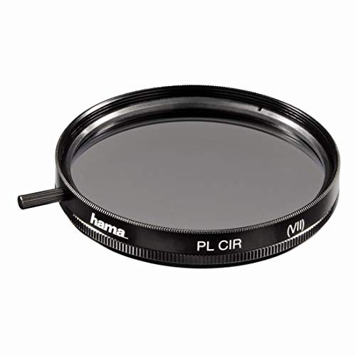 Hama Filtre polarisant (circulaire, Traité, 40,5mm, 2 couches par face) Noir