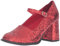 Ellie Shoes Women's 300-eden-g Platform Pump, Red Glitter, 7 UK