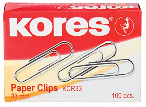 Kores BBK43010 Büroklammern, 25 mm
