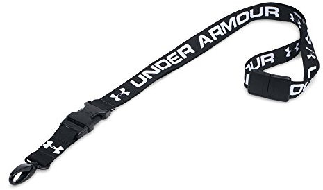 Under Armour Undeniable-Schlüsselband, Unisex, Unisex Herren, schwarz/weiß, Einheitsgröße
