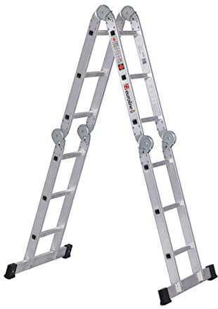 EuroLine Alu-Klappleiter 304 PREMIUM line -4x3 Stufen 3040103