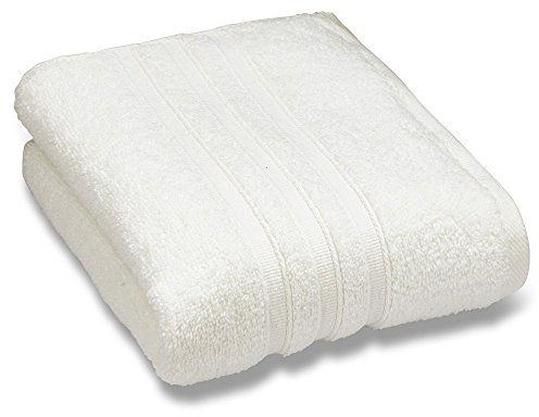 Catherine Lansfield Zero Twist Cotton 30x30cm Face Cloth Pair Cream