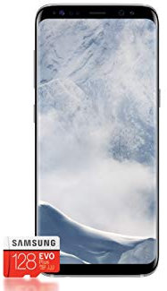 Samsung Galaxy S8 Smartphone Bundle (5,8 Zoll (14,7 cm), 64GB interner Speicher) + Samsung Evo Plus 128 GB Speicherkarte - Deutsche Version
