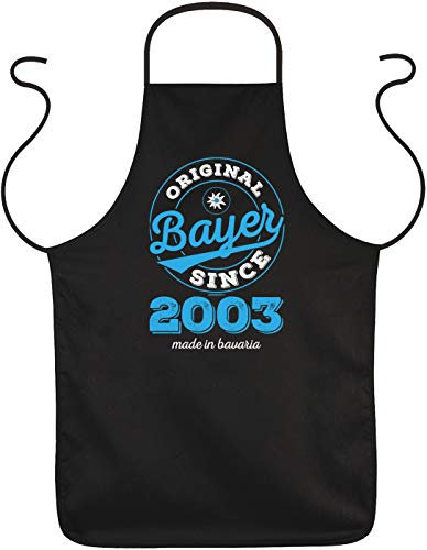 trag-das 16 .Geburtstag Bayern Schürze 16 Jahre Geschenk Grill Grillschürze Kochschürze Partyschürze Made in Bavaria