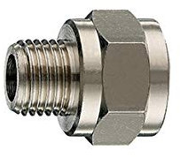 ANI AS031208 33/R Tipo B Raccordo per Aria Compressa Riduzione Filetto Maschio Femmina-1/4 M - 1/2 F