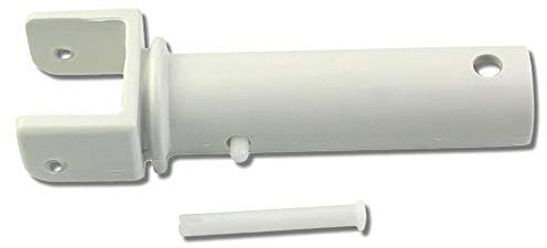 POWERHAUS24 Ersatzgriff mit Clip für Bodensauger, passend für alle handelsüblichen Pool Bodensauger, Kescher, Bürsten BZW. Alu Teleskopstangen