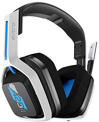 ASTRO Gaming A20 Cuffie Wireless Gen 2 per PlayStation 5, PlayStation 4, PC e Mac, colore: Bianco/Blu