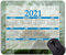 Yanteng 2021 Kalender Mauspad, Spring Meadow Plant Mauspads