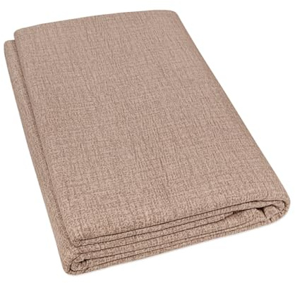 emmevi Überwurf für Sofa, Bett, Sessel, Modell Stil, 230 x 265, Taupe