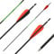 6er Pack - Carbonpfeil - Sphere Slimline Pro - mit Vanes - Spine: 800 (15-35 lbs) - 30 Zoll; Bogenschießen mit Pfeil und Bogen, Bogensport